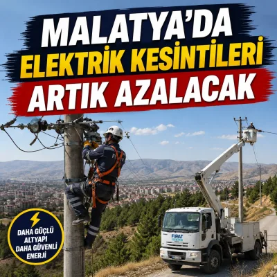 MALATYA DA ELEKTRİK KESINTİLERİ ARTIK AZALACAK