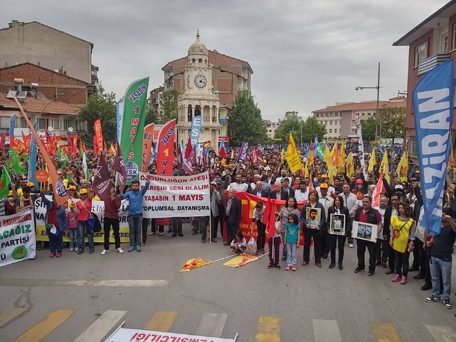 1 MAYIS MALATYA DA AYNI COŞKUYLA SONLANDI