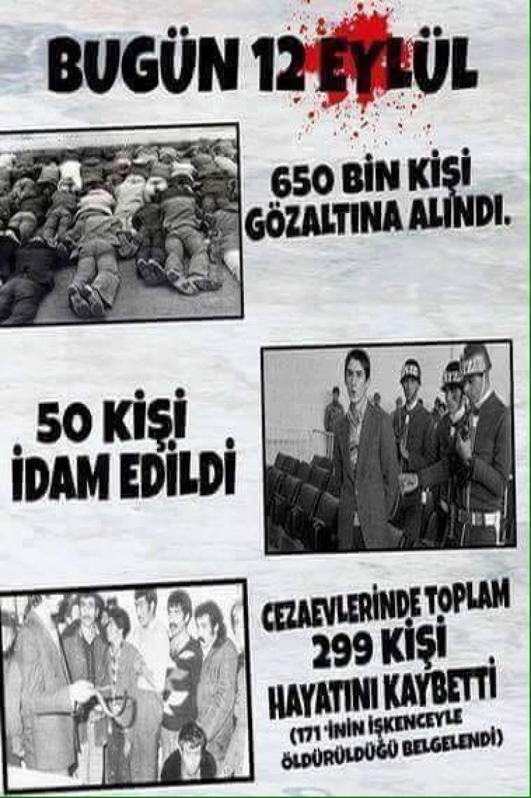 12 EYLÜL TARİHİN KARA SAYFASI