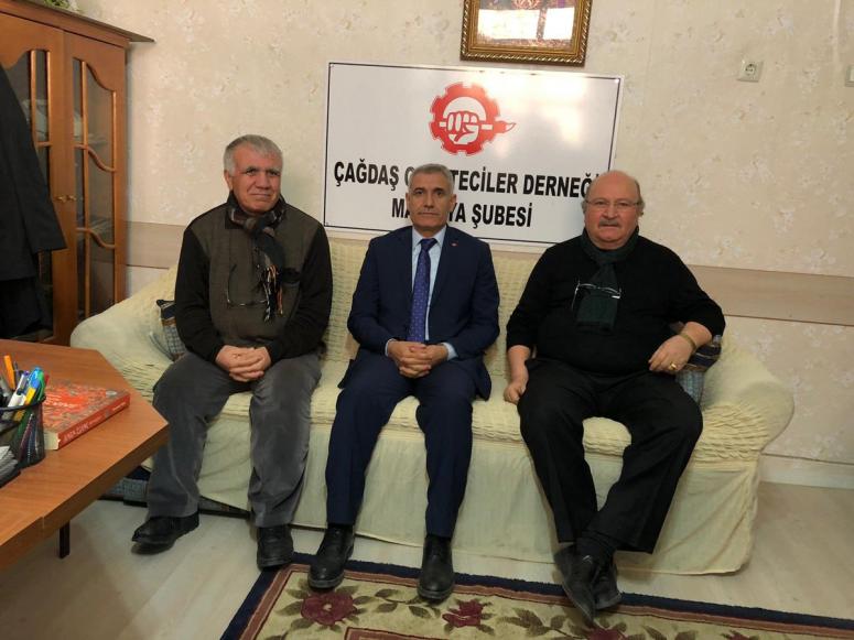 AKP Battalgazi belediye başkan adayı Osman güder ÇGD ziyaret etti