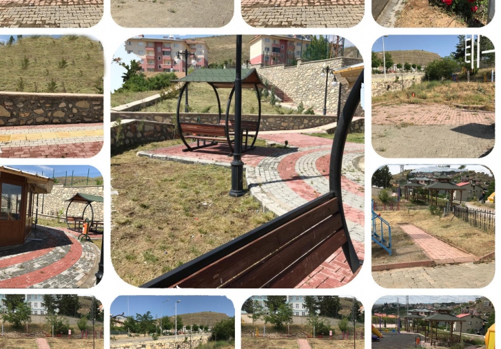 Arapkir belediyesi parklarda yeşillendirme,  Çevre düzenleme, bakım ve onarım çalışmalarına devam ediyor