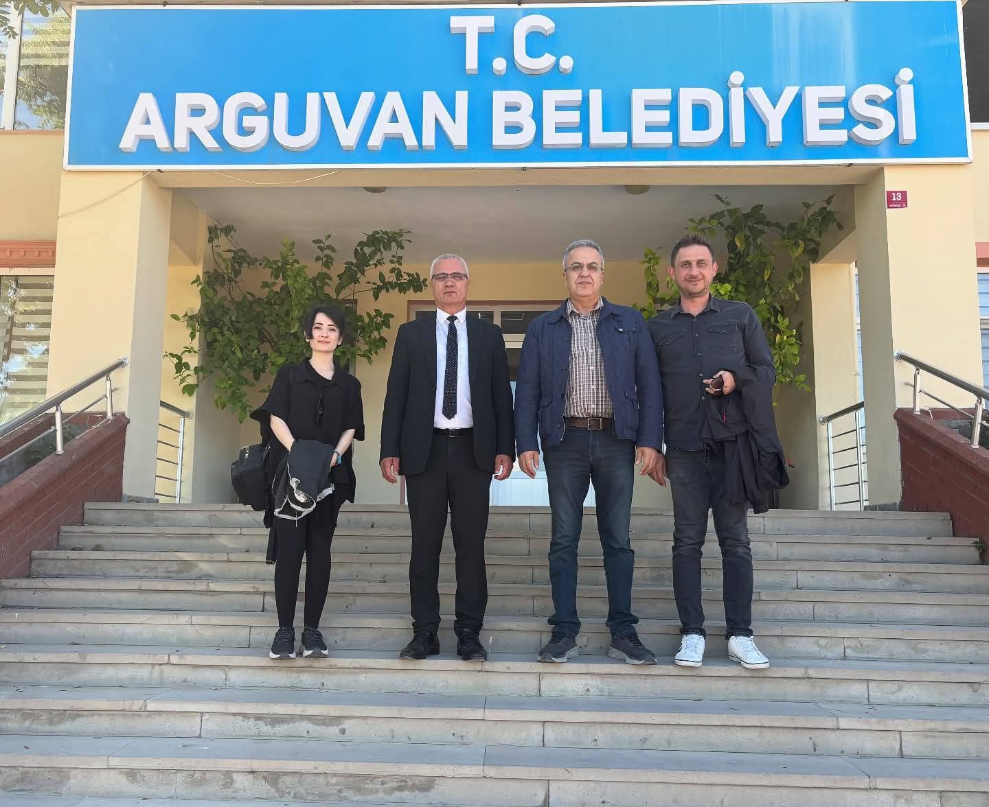 ARGUVAN BELEDIYE BAŞKANI ERSOY ERENIN MISAFIRLERI