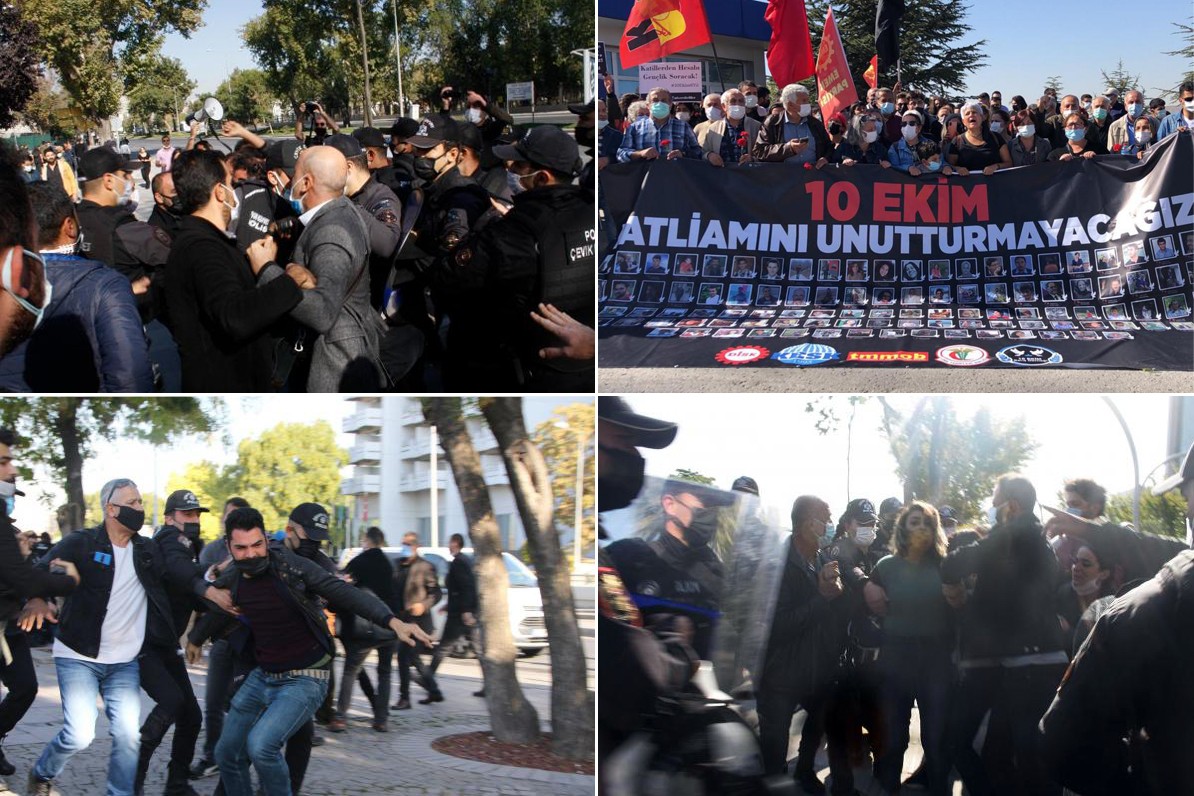 AYM 10 Ekim anmasındaki polis müdahalesine hak ihlali kararı verdi
