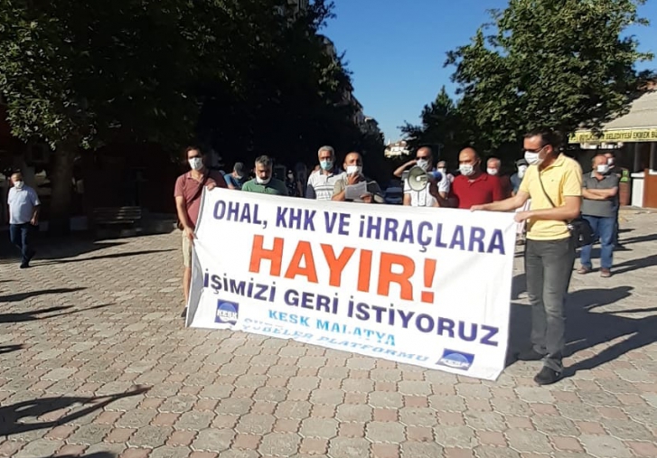 BİZ KAZANACAĞIZ, GERİ DÖNECEĞİZ! YAŞASIN KESK;   YAŞASIN EMEK, BARIŞ VE DEMOKRASİ MÜCADELEMİZ!