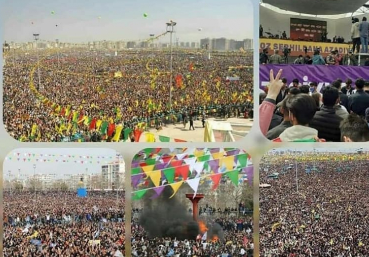 Bölge illerinde Newroz coşkusu: Meydanlar barış ve özgürlük diye inledi