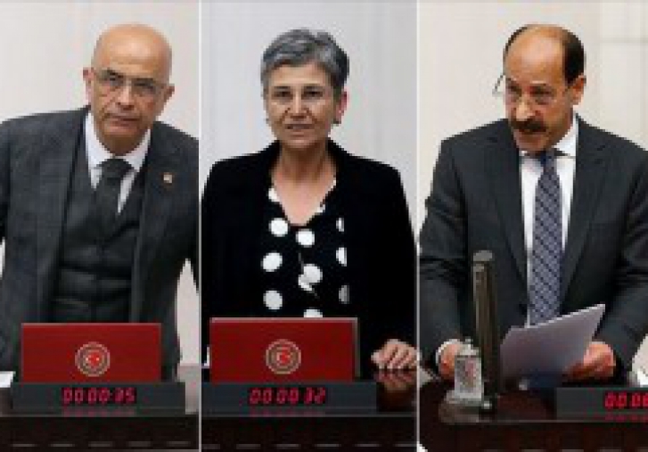 CHP'li Enis Berberoğlu ile HDP'li Leyla Güven ve  Musa Farisoğulları'nın milletvekillikleri düşürüldü!