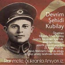 DEVRİM ŞEHİDİ ÖĞRETMEN ASTEĞMEN KUBİLAY