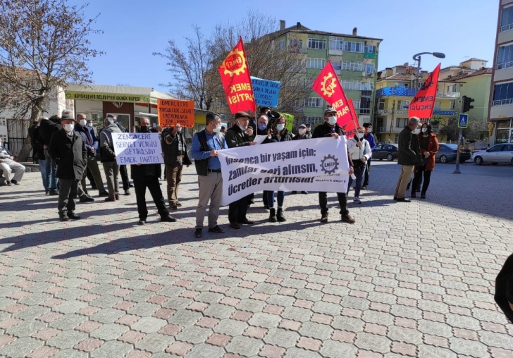 Emek partisi   Zamlar Geri Alınsın Ücretler Yükseltilsin!