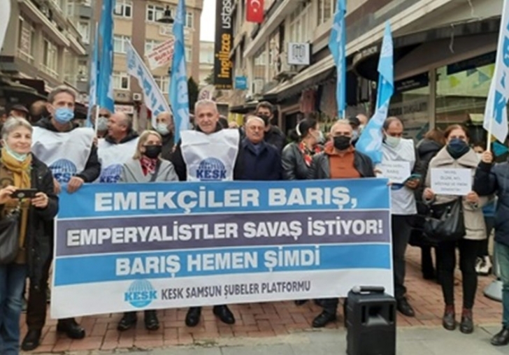 Emekçiler Barış, Emperyalistler Savaş İstiyor!