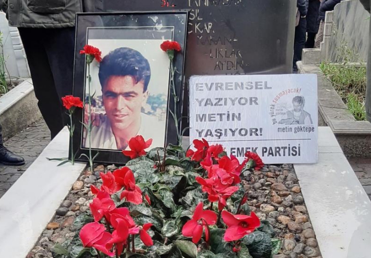 Evrensel Muhabiri Metin Göktepe katledilişinin 24. yılında mezarı başında anıldı