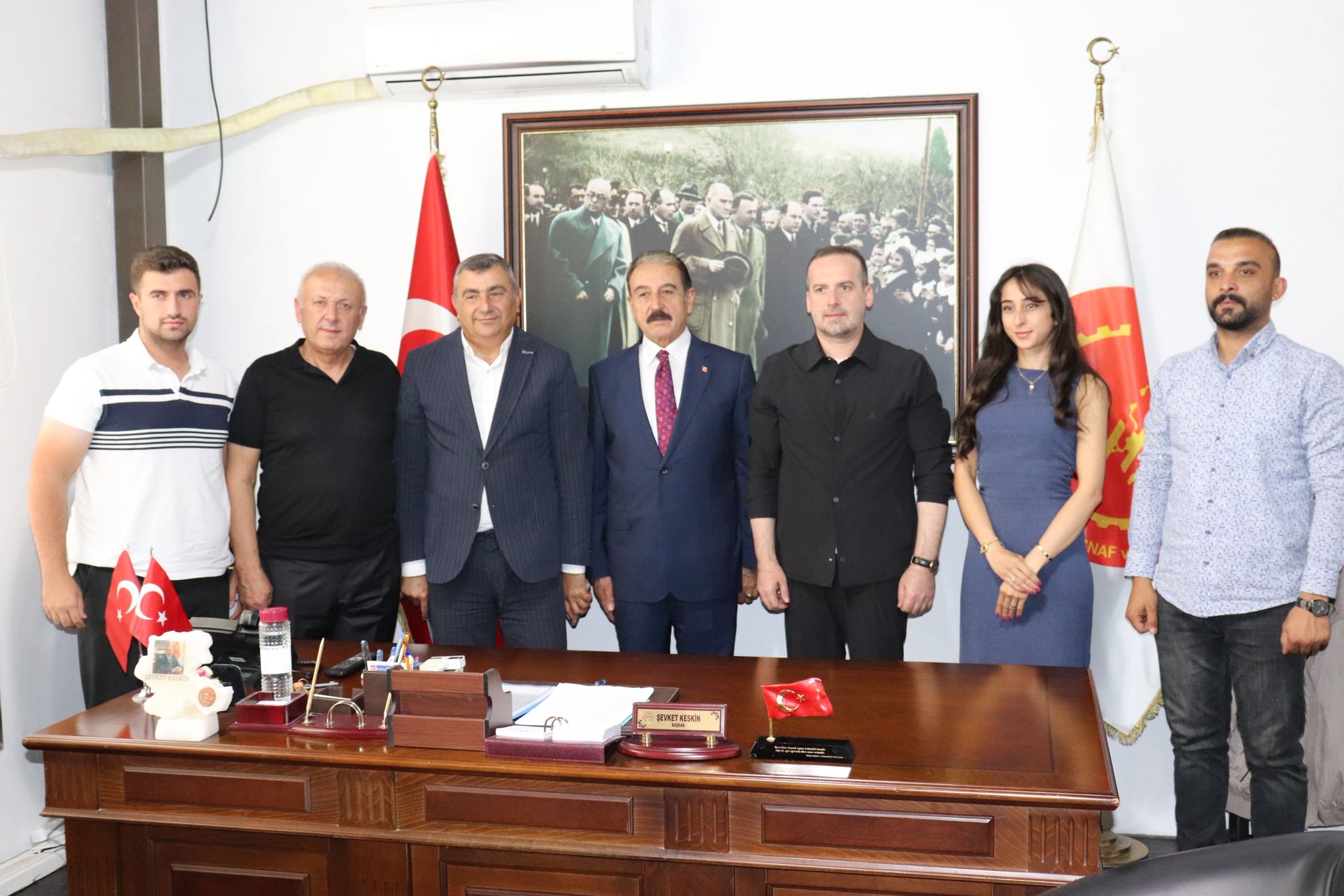 MAGİNDER DEN MESOB BASKANI KESKİN E ZIYARET