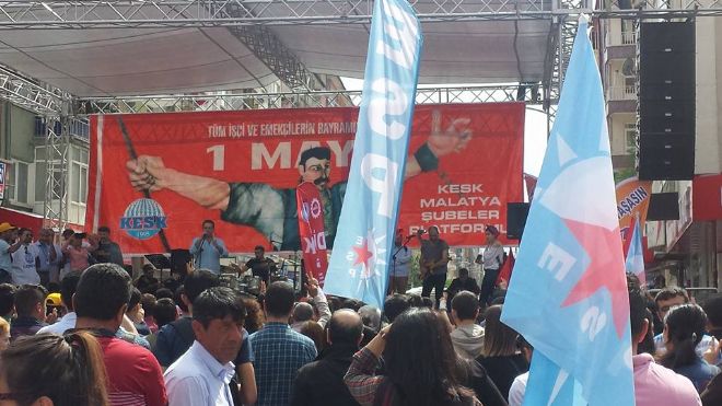 MALATYA DA 1 MAYIS COŞKUSU YAŞANIYOR