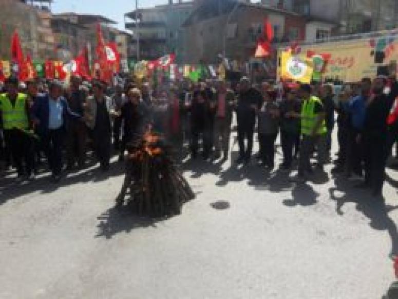 Malatya'da coşkulu Newroz kutlaması