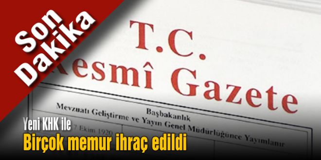 Malatya da KHK ile ihraç edilenler