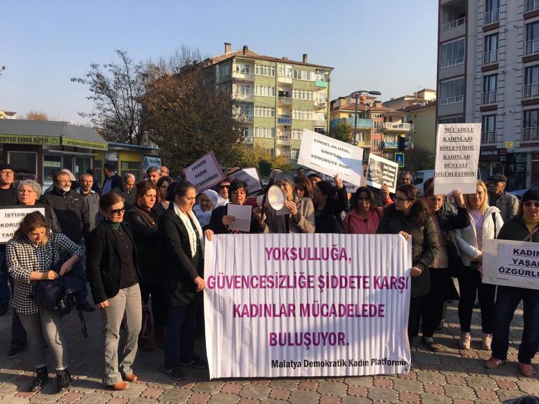 Malatya demokratik kadın platformu:  'EŞİT VE ÖZGÜR' YAŞAMAK İSTİYORUZ!