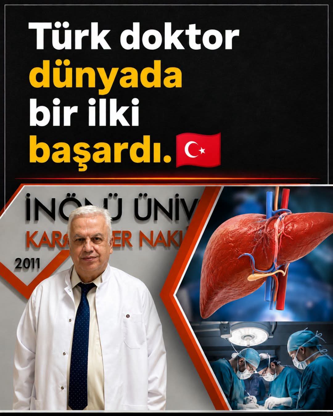 MALATYA'LI PROF. DR SEZAİ YILMAZ DÜNYA TIP TARİHI SAYFALARINA BİR KEZ DAHA GEÇTİ
