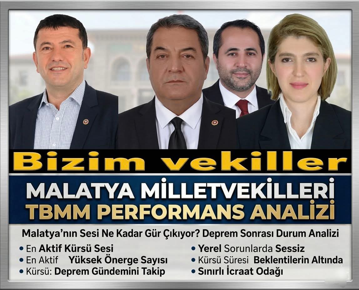 MALATYA VEKİLLERİNİN PERFORMANS KARNESİ