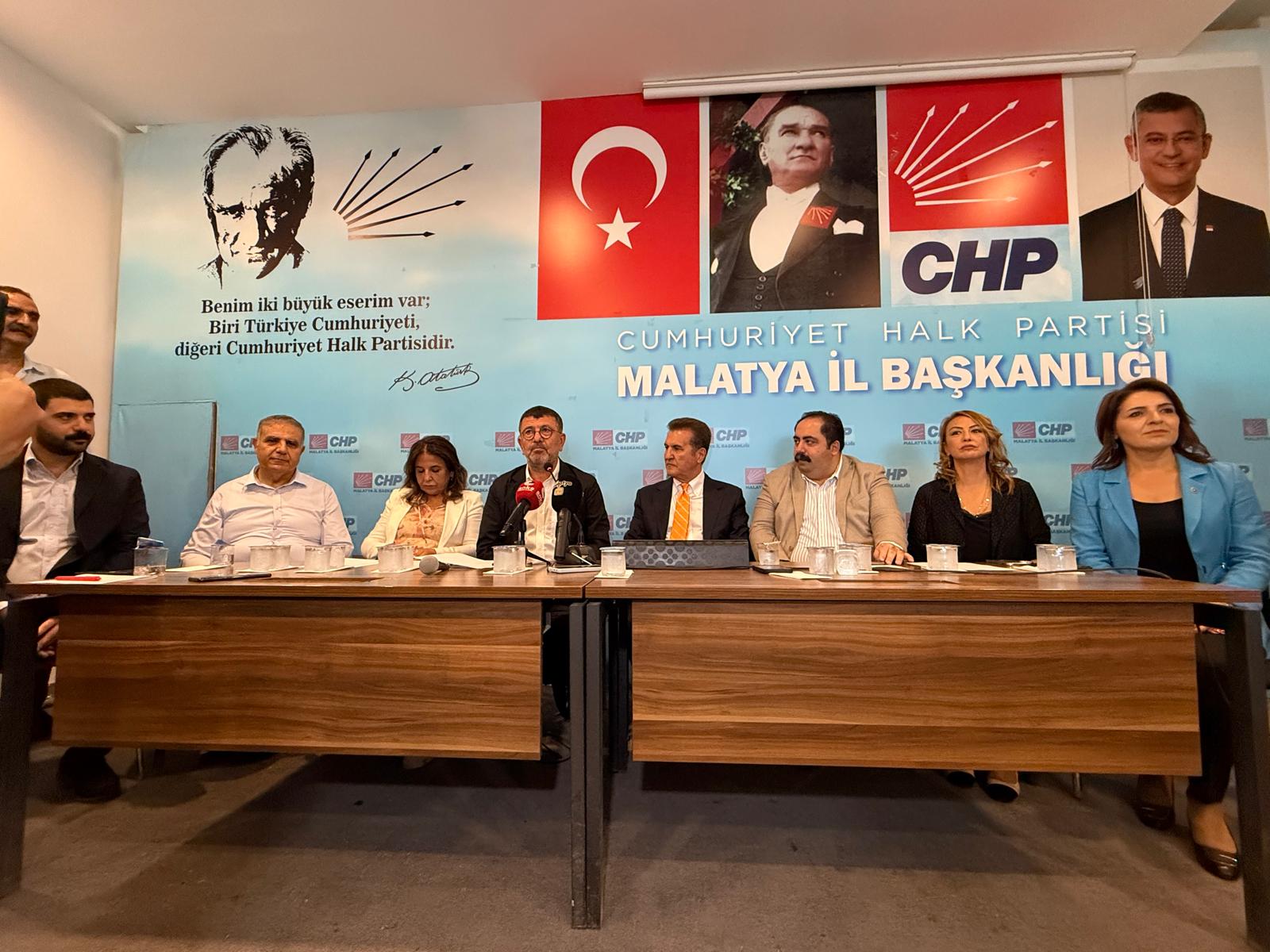 MUSTAFA SARIGÜL " CHP GÜNEŞİNİN MALATYA DA DOGDUĞUNU GÖRÜYORUM "