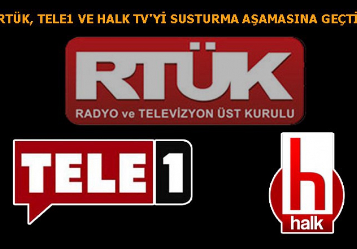 RTÜKten TELE1 ve Halk TV'ye sansür: 5 gün ekran karartma cezası