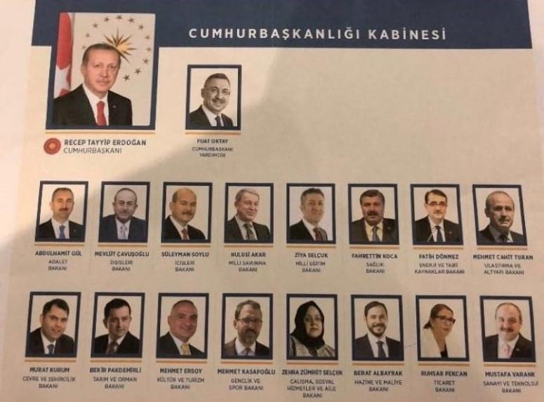 Yeni kabine belli oldu: Erdoğan açıkladı! Kimler bakan oldu'