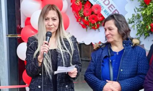 Zaviye Mahallesi Muhtar Adayı Tuğba Farımaz Miting Gibi Çalışma Ofisini Açılışı.