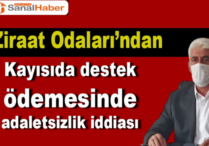 Ziraat Odaları n dan, kayısıda destek ödemesinde adaletsizlik iddiası