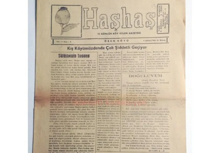 HAŞHAŞ GAZETESİ VE KAYMAKAM ABDÜLKADİR AKSU
