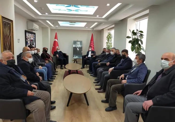 Gelecek Partisinden Cumhuriyet Halk Partisine ziyaret..