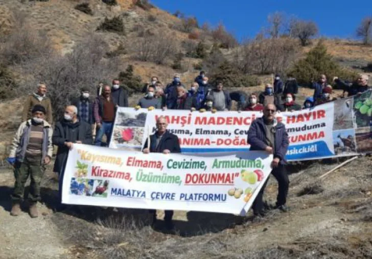 Malatyada gerçek çevreciler siyanürlü altına karşı mücadele ediyor,   Sahteleri Almanyada geziyor