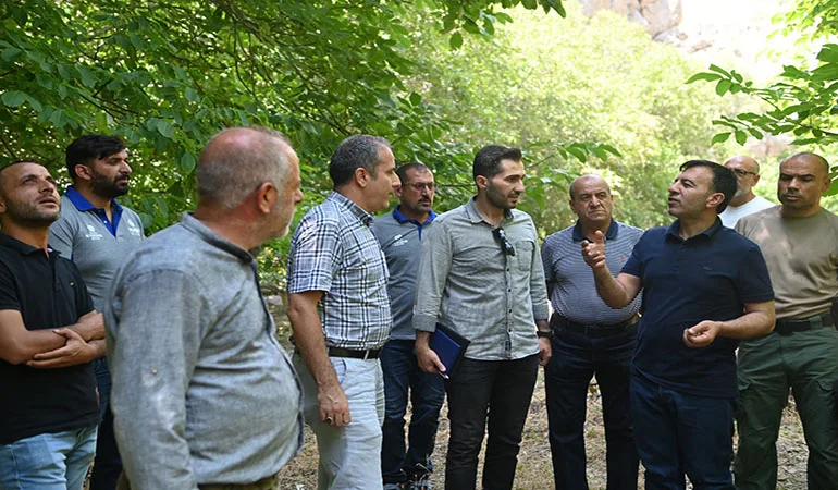 Başkan Mikail Sülük Tepehan Kayadere Bölgesinde İncelemelerde Bulundu