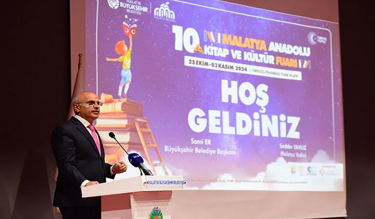 10. Malatya Anadolu Kitap ve Kültür Fuarı Kitapseverlere Kapılarını Açtı