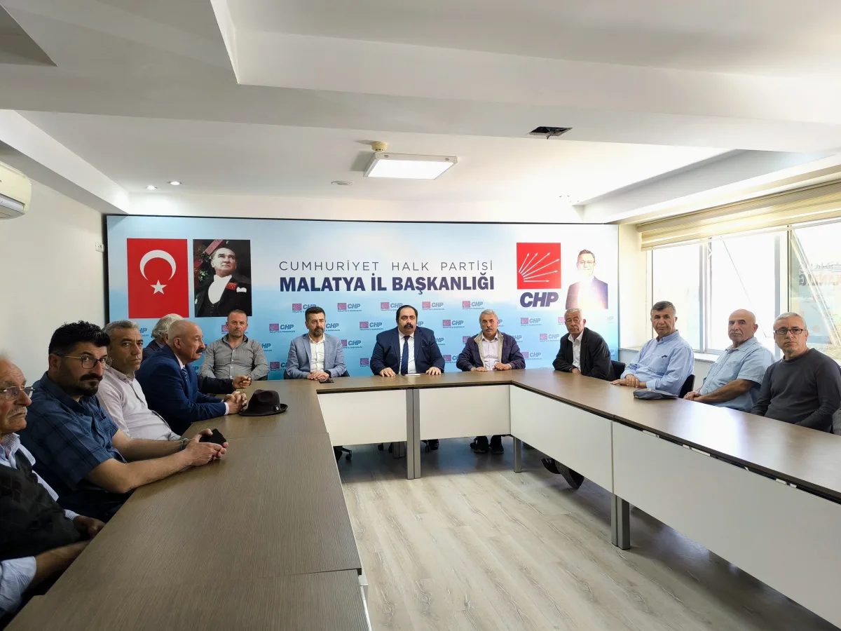 CHP IL BASKANI YILDIZ " MALATYA DA TARIM FELÇ,ÜRETİCİ  YIKILMISTIR "