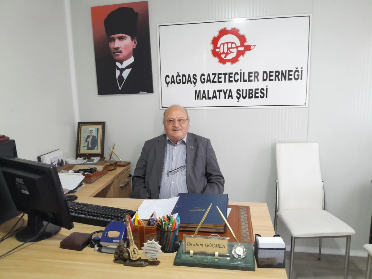 ÇGD MALATYA ŞUBE BASKANI İBRAHİMDEN YENİ YIL MESAJI