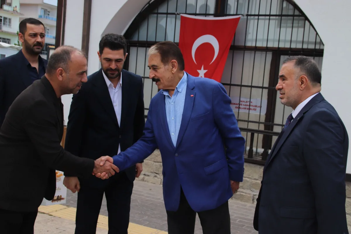 DEMİR YOL-İŞ HEYETİNDE MESOB a TEBRİK ZİYARETİ